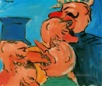 la hambruna 1948 surrealismo Pinturas al óleo